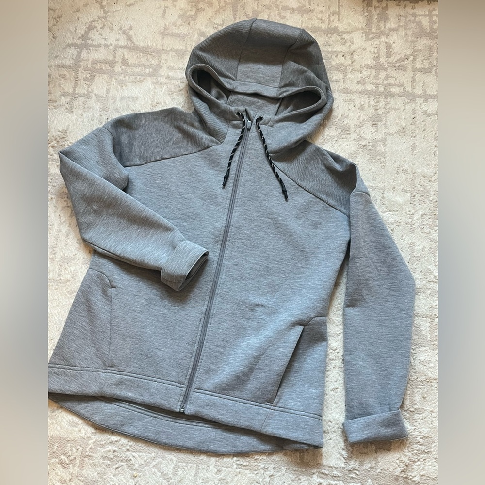 Sweaty Betty Light Gray Women's Hooded Jacket Large